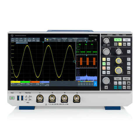 Oscilloscope R&S® MXO34 10PK 12-bit, 1 GHz, 4-channel, with PK1 Bundle Option