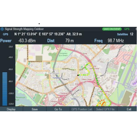 R&S® ZPH-K16 Signal Strength Mapping Measurement Application