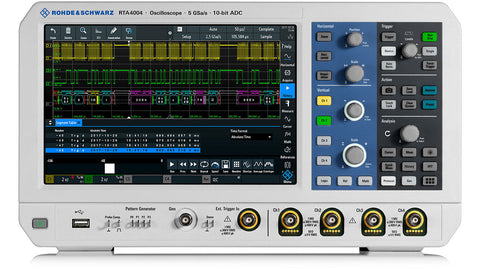 Oscilloscopio R&S® RTA4K-24M (RTA4004+RTA-B1) 200 MHz , 4 canali + 16 - Rohde & Schwarz ALLdata